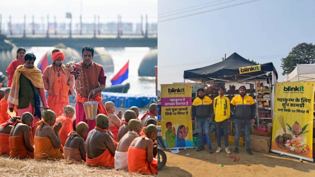 Blinkit at Maha Kumbh Mela