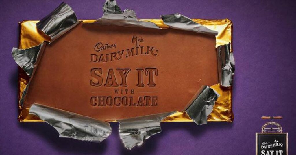 Cadbury Silk Said, “Say It With Chocolate”