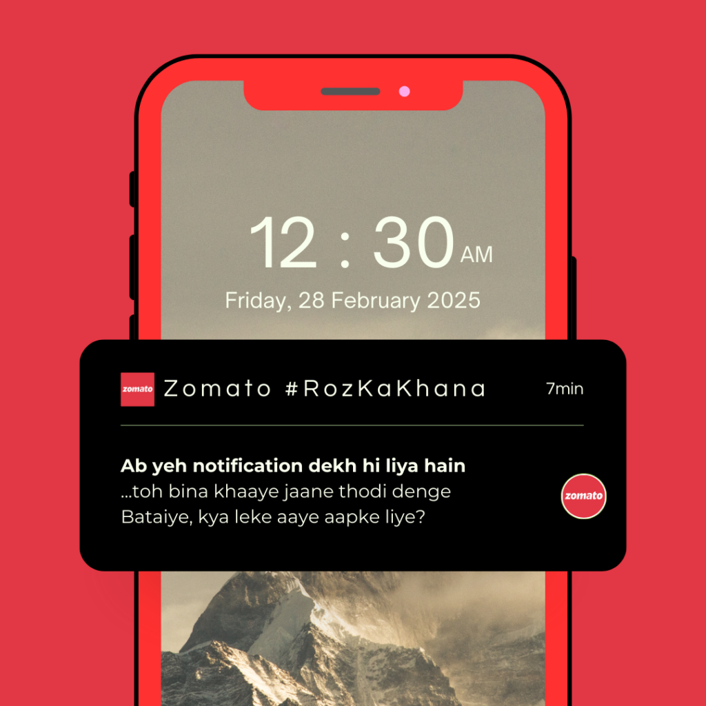 Zomato Notification Campaign